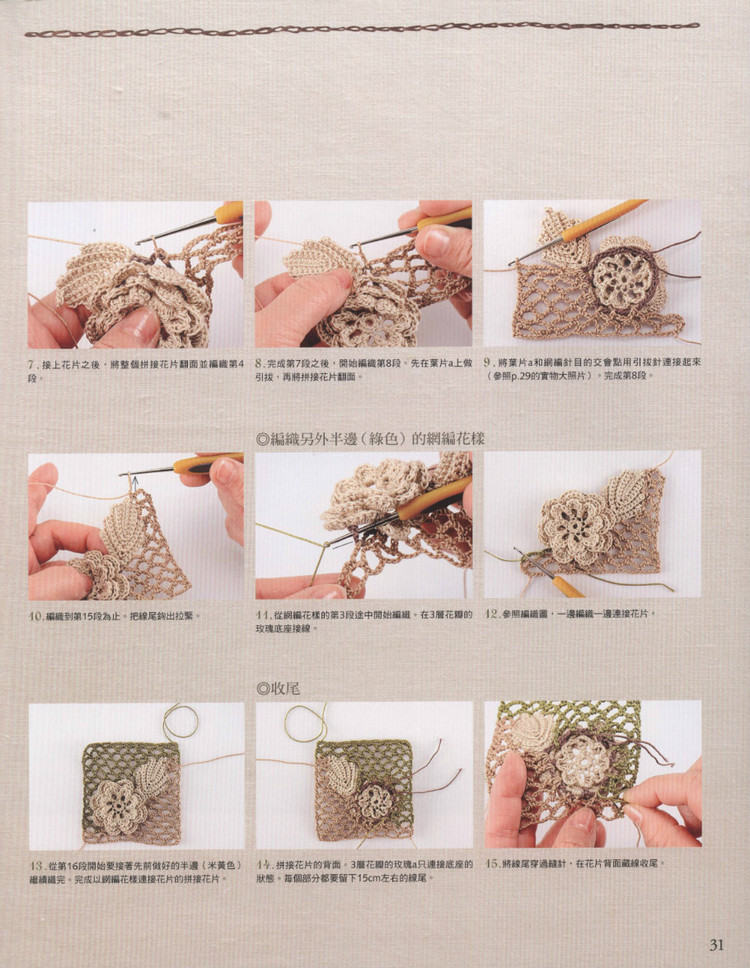 Lady DIY series -- 愛爾蘭風(fēng)蕾絲編織 - 紫蘇 - 紫蘇的博客