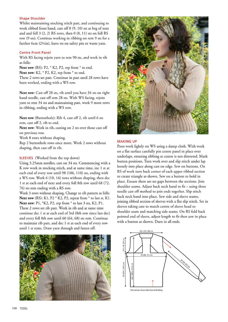 A Stitch in Time :Vintage Knitting Patterns 1930-1959, Vol.2 - 輕描淡寫 - 輕描淡寫
