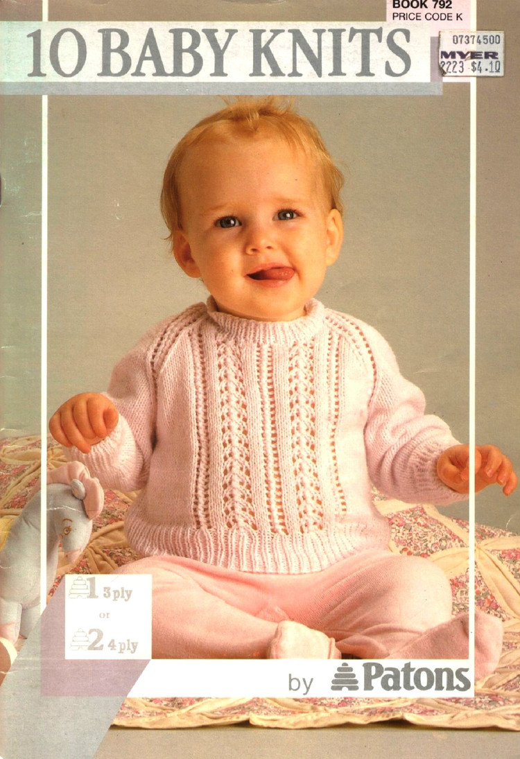 Patons 792. 10 Baby Knits 嬰兒針織 - 壹一 - 壹一的博客