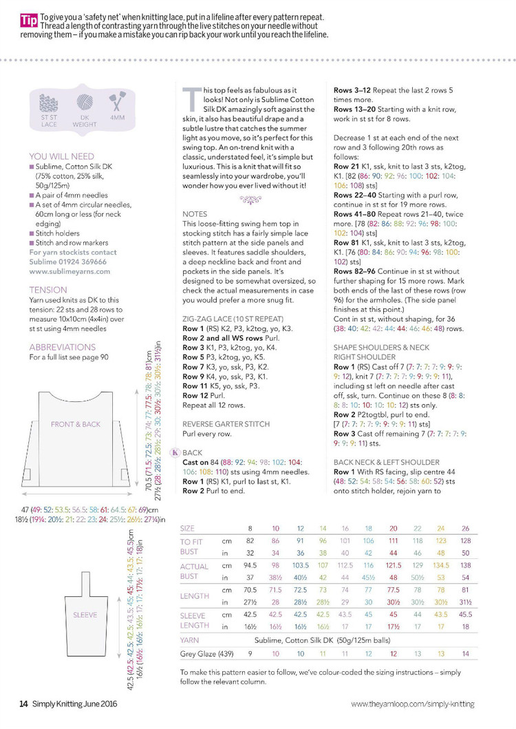 Simply Knitting №146 2016 - 輕描淡寫 - 輕描淡寫
