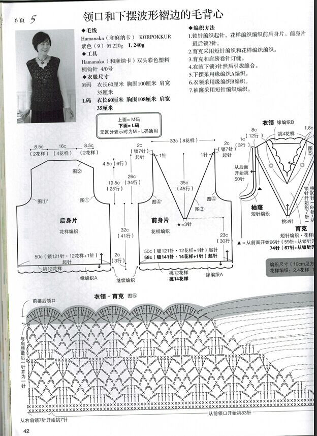【淺淺淡淡】*雅意—水晶之戀雞心領(lǐng)鉤針套衫 - 淺淺淡淡 - 淺 淺 淡 淡