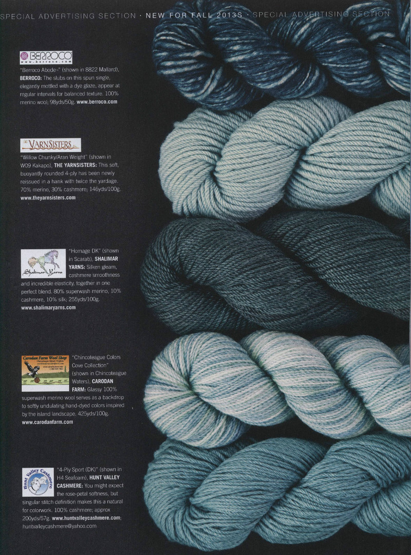 Vogue Kniting -- 2013 秋季 - 紫蘇 - 紫蘇的博客