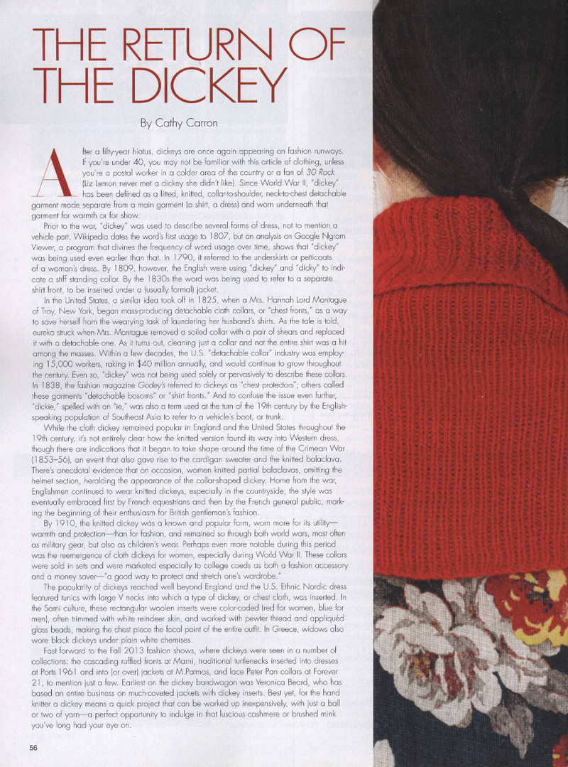 Vogue Kniting -- 2013 秋季 - 紫蘇 - 紫蘇的博客