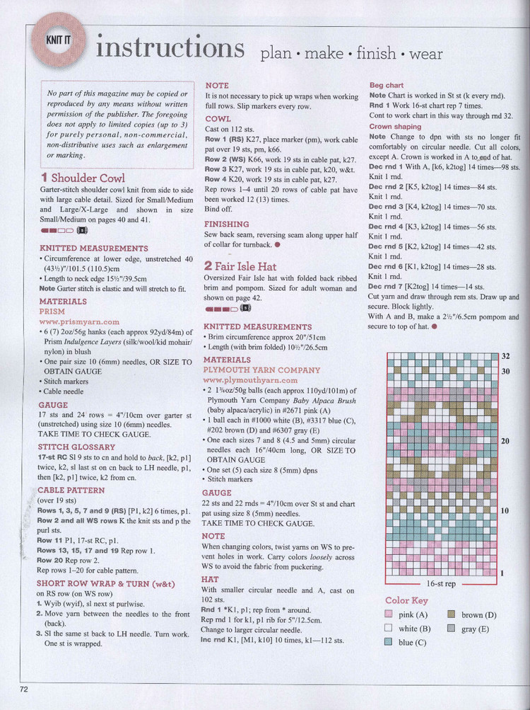 Vogue Knitting  Early Fall 2015 - 輕描淡寫 - 輕描淡寫