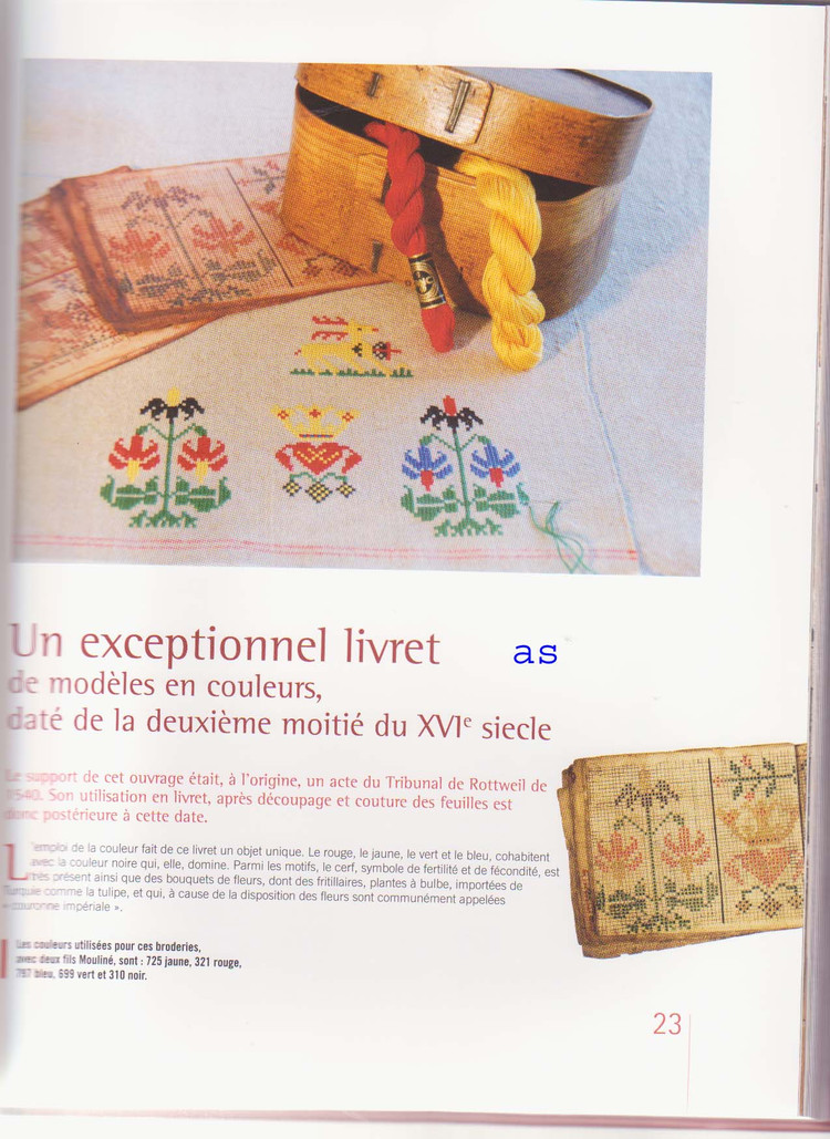 Broderies au point de croix et traditions en Alsace 2008 - 壹一 - 壹一的博客