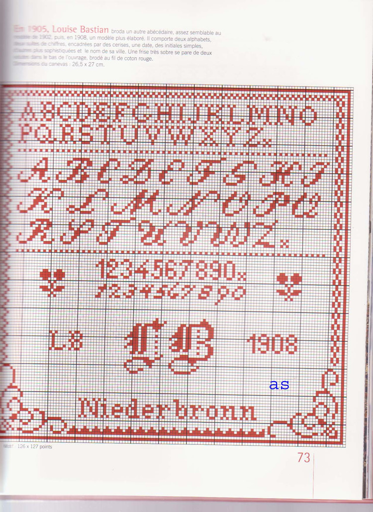 Broderies au point de croix et traditions en Alsace 2008 - 壹一 - 壹一的博客