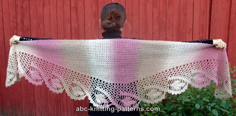 Dawn in the Woods Shawl by Elaine Phillips - Daliute -