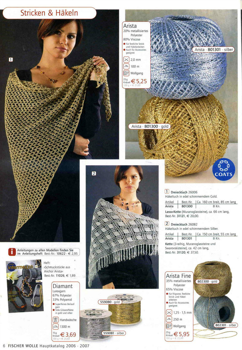 fischer wolle Anleitungsheft.2006/2007 - li98929 - 老妖兒的博客