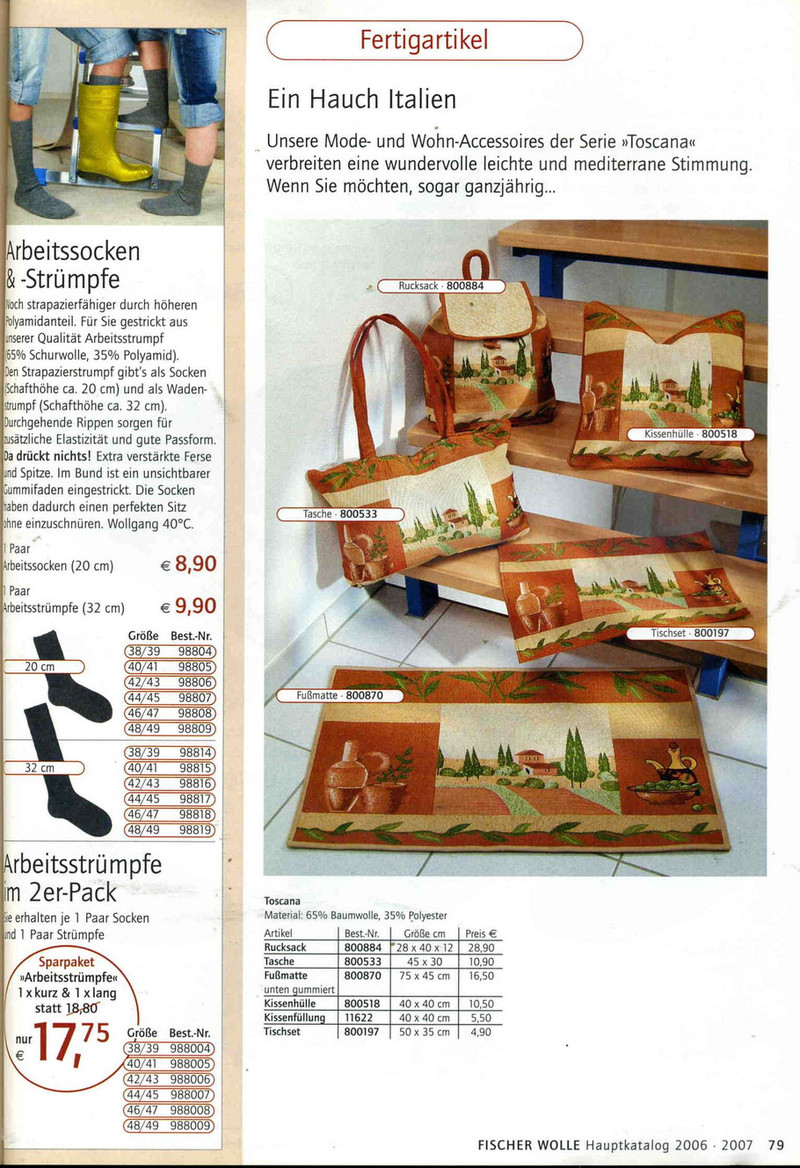 fischer wolle Anleitungsheft.2006/2007 - li98929 - 老妖兒的博客