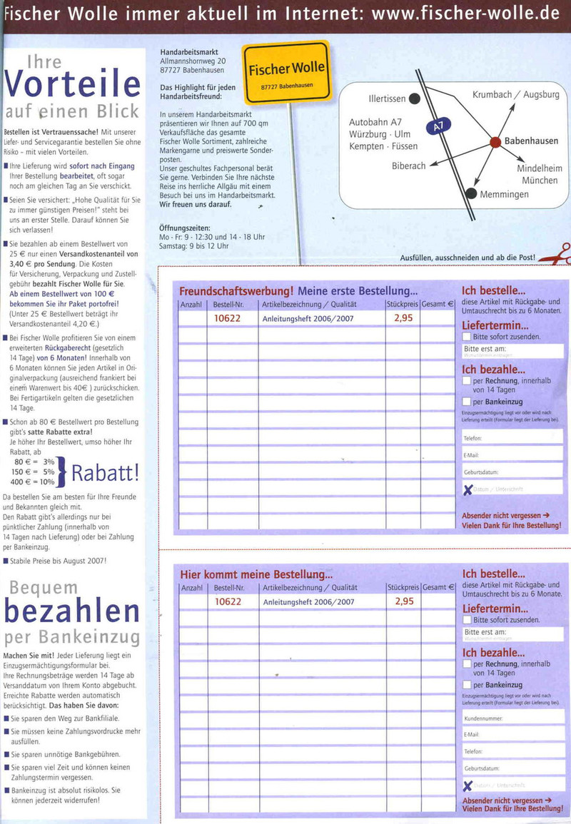 fischer wolle Anleitungsheft.2006/2007 - li98929 - 老妖兒的博客