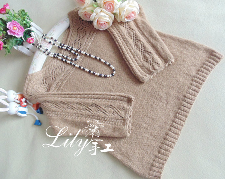 【Lily手工】--米蘭--鏈條小羊駝簡易套衫--指間紗群作業(yè)款 - Lily - Lily的手工編織天地