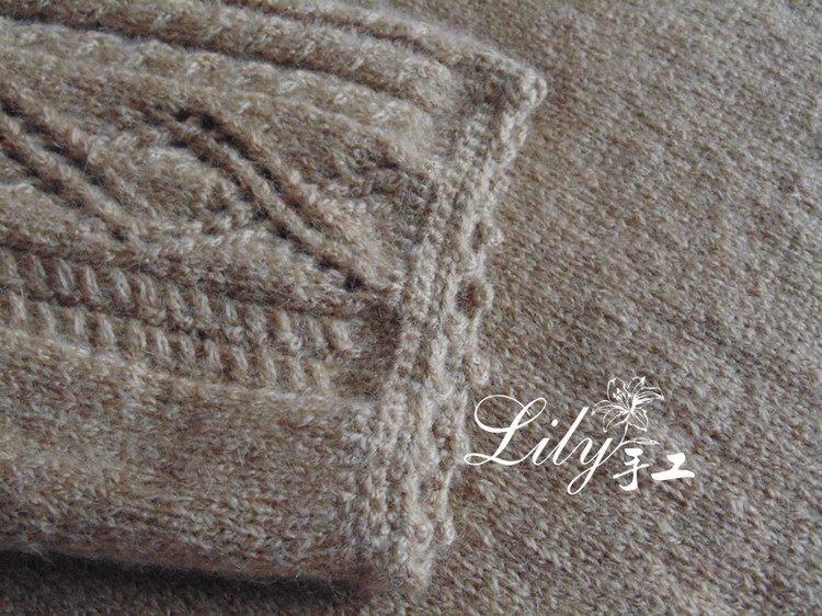 【Lily手工】--米蘭--鏈條小羊駝簡易套衫--指間紗群作業(yè)款 - Lily - Lily的手工編織天地