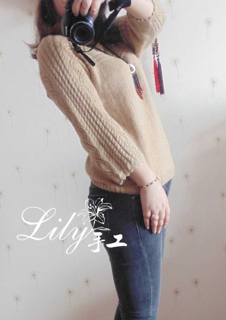 【Lily手工】--米蘭--鏈條小羊駝簡易套衫--指間紗群作業(yè)款 - Lily - Lily的手工編織天地
