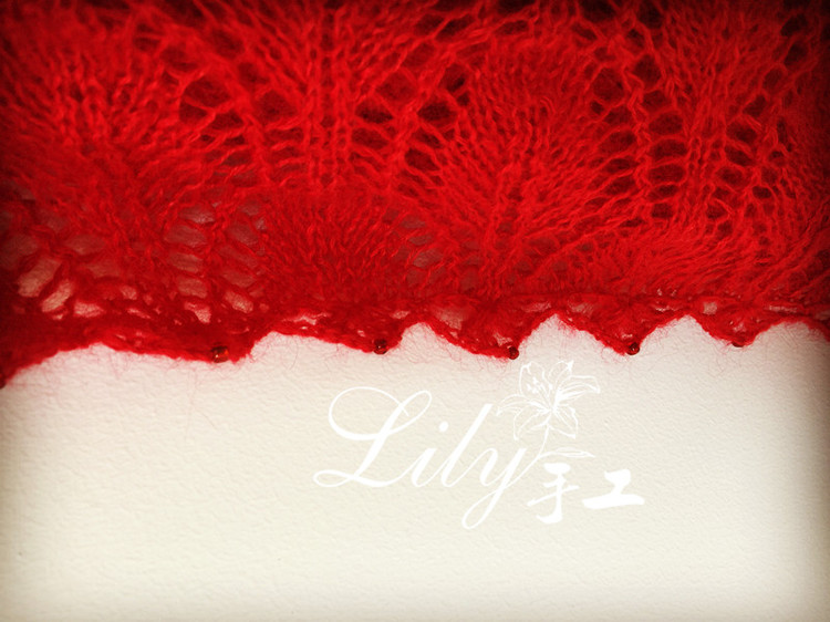 【Lily手工】--花澗--超級實(shí)用的葉子花披肩 - Lily - Lily的手工編織天地