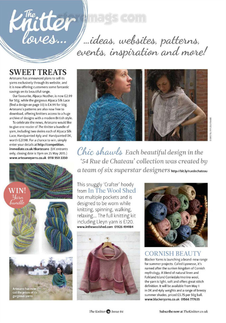 The Knitter №84 2015 - 輕描淡寫 - 輕描淡寫