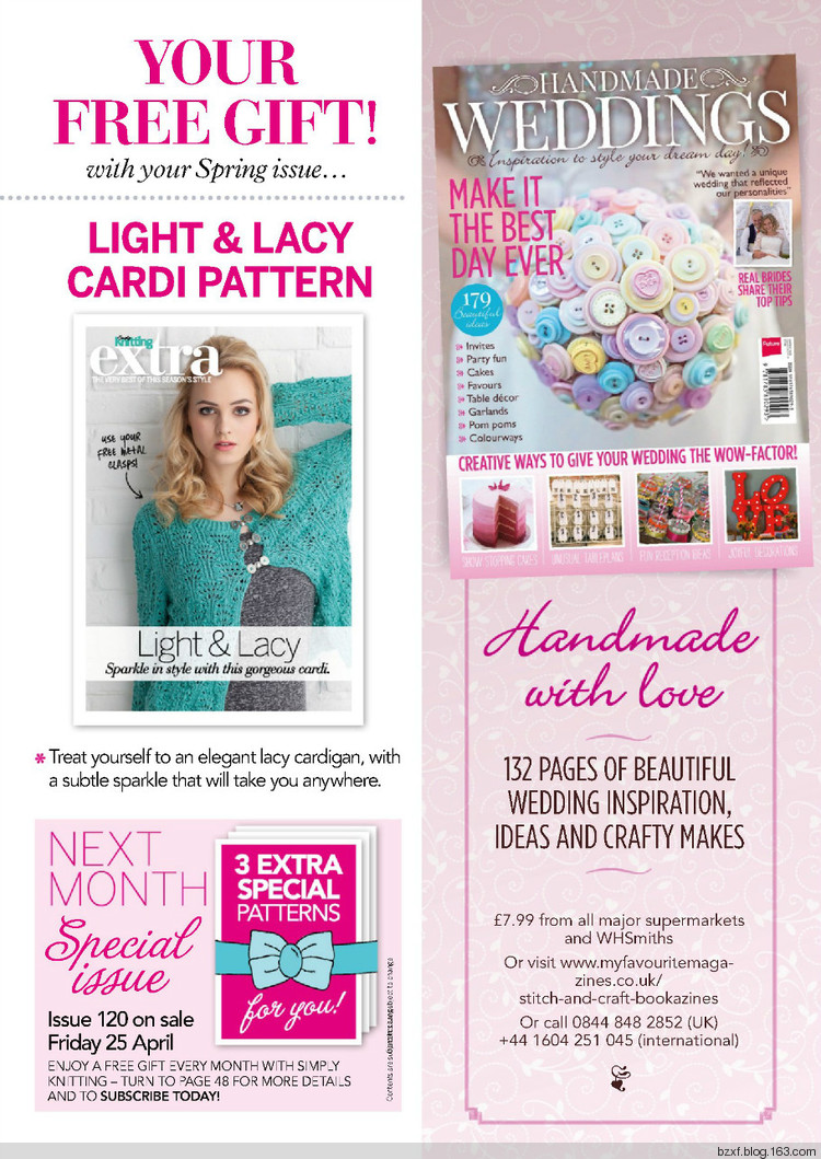 Simply Knitting №119 Spring 2014 - 編織幸福 - 編織幸福的博客