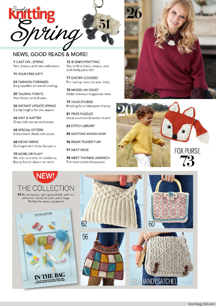 Simply Knitting №119 Spring 2014 - 編織幸福 - 編織幸福的博客