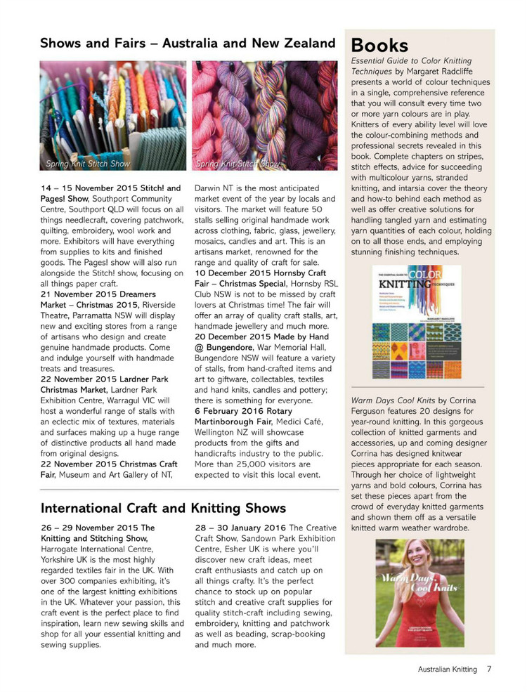 Australian Knitting Volume 7 №4 - 輕描淡寫 - 輕描淡寫