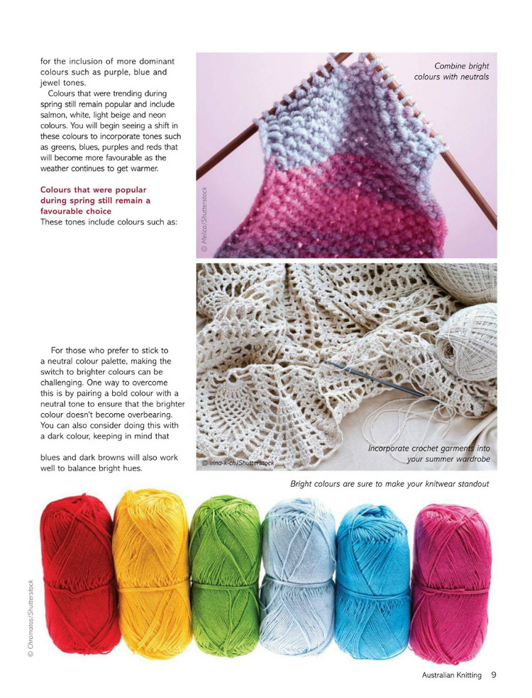 Australian Knitting Volume 7 №4 - 輕描淡寫 - 輕描淡寫