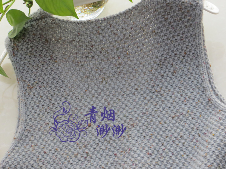 沁香---休閑中長款背心 - 青煙渺渺 - 青煙渺渺