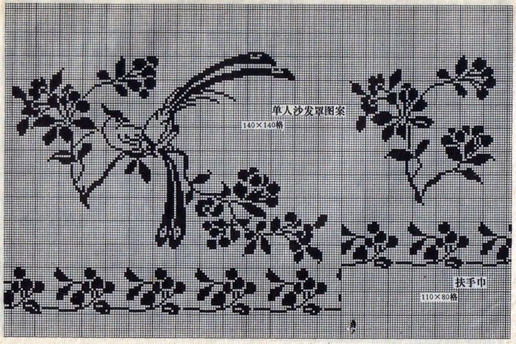 八十年代的鉤針蕾絲方格圖案 - 茗宴 - 茗香夜宴