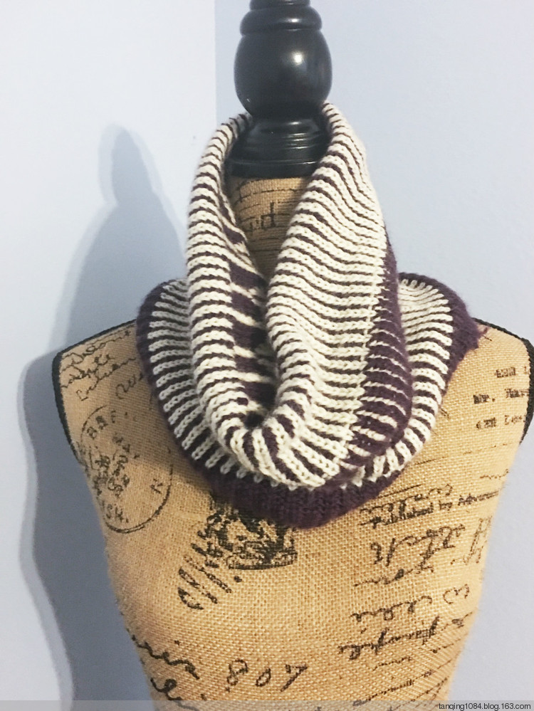 美美的圍脖--Flying Geese Cowl (Quinceco.)(2016.01) - Tina - Tina的手工編織的博客