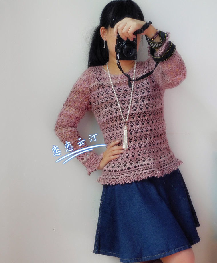 【戀戀云汀】木蘭香——魔幻金絲羊毛優(yōu)雅鉤衣 - 戀戀云汀 - 汀水云間戀戀云汀