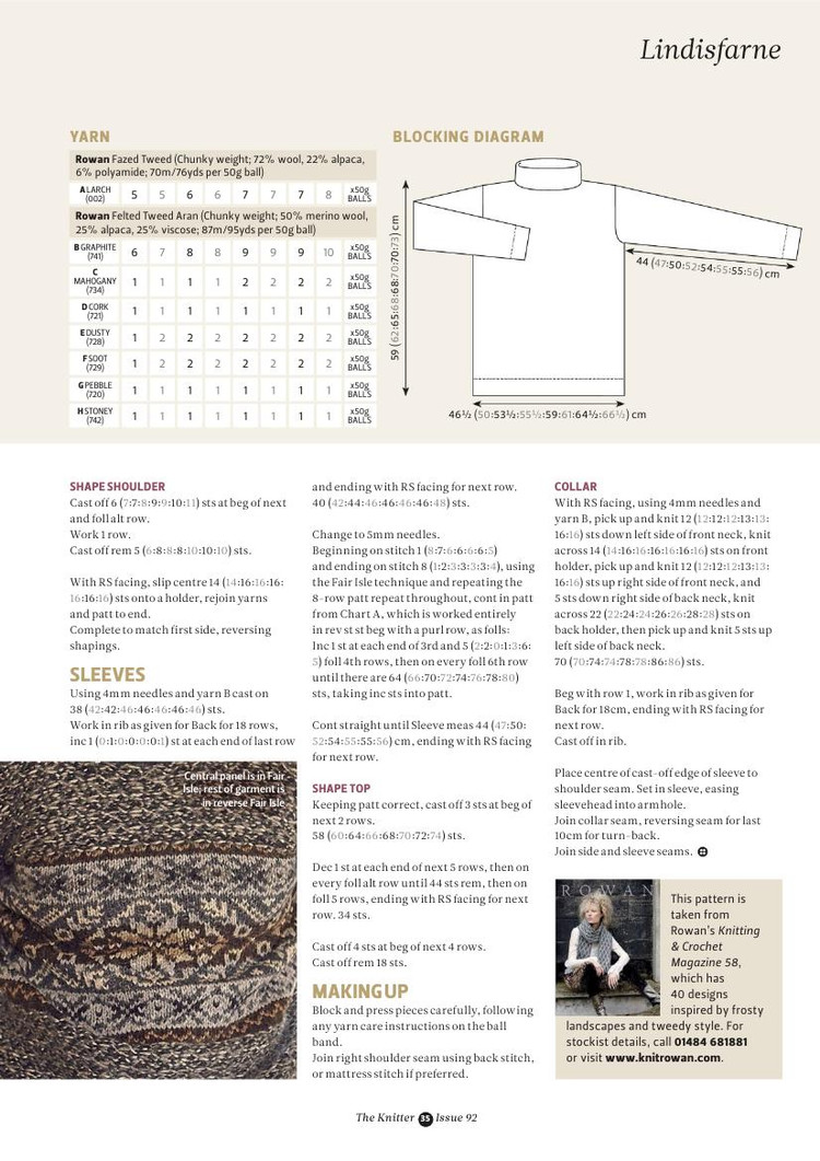 The Knitter №92 2015 - 輕描淡寫 - 輕描淡寫