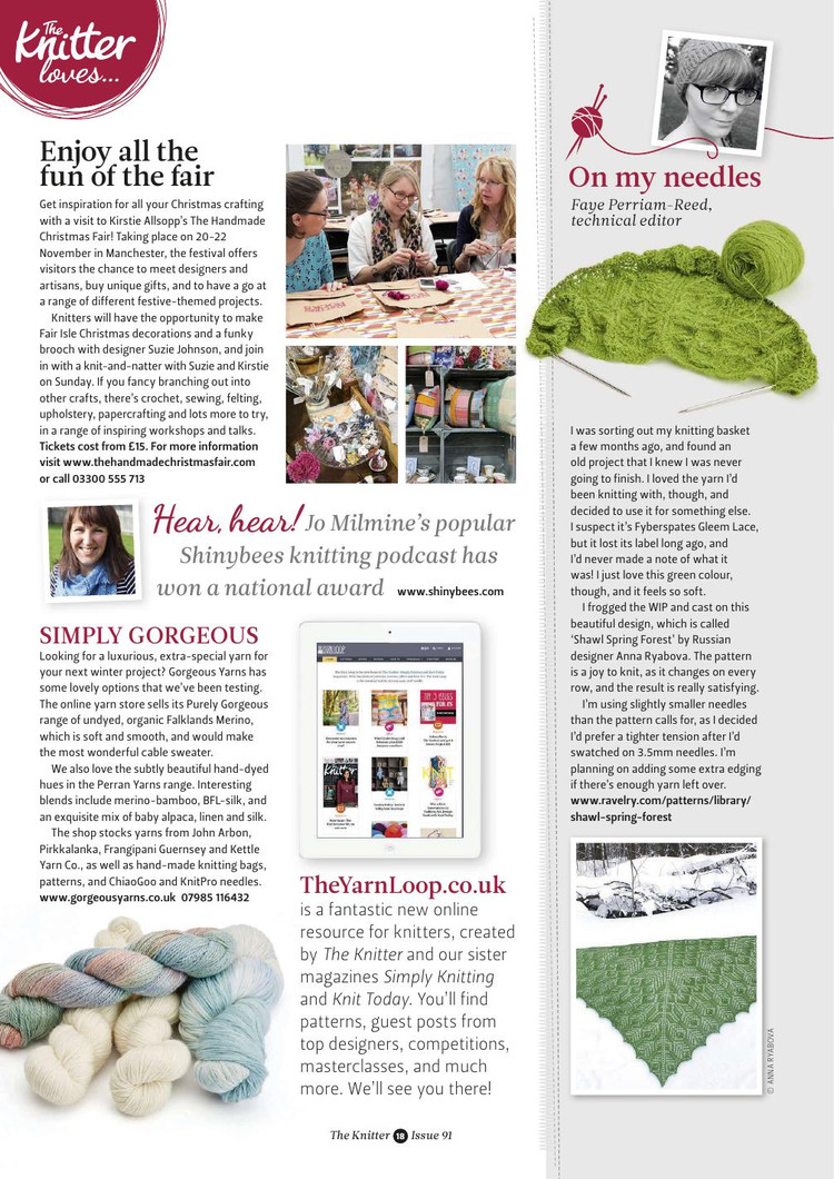 The Knitter Issue 91 2015 - 輕描淡寫 - 輕描淡寫