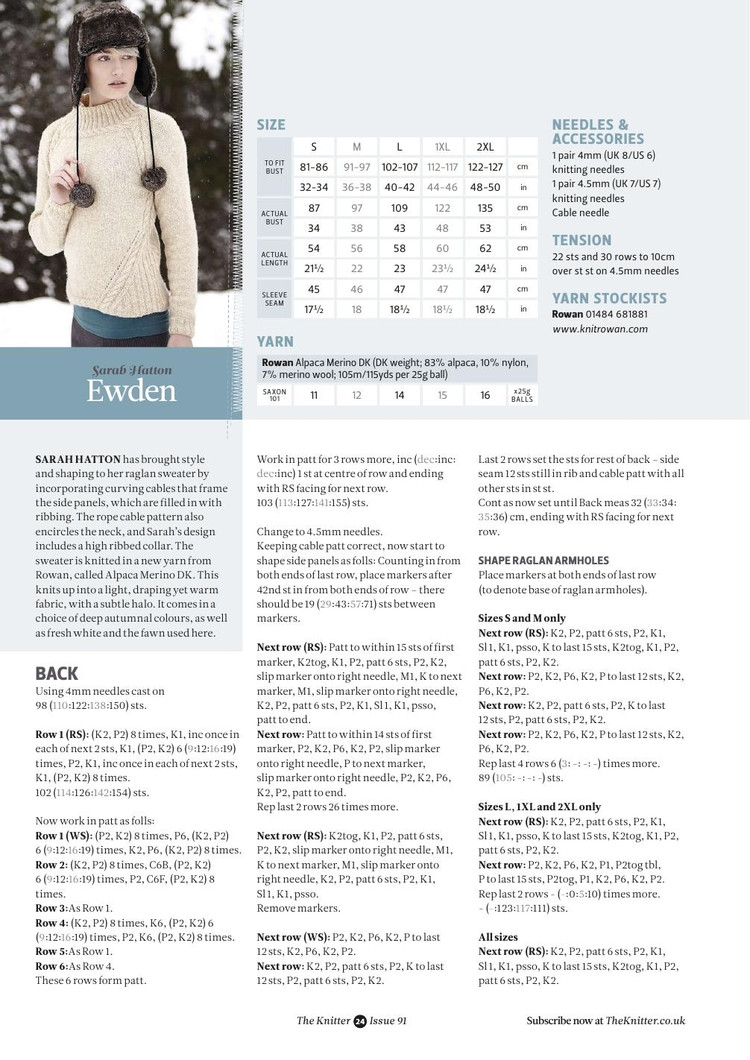 The Knitter Issue 91 2015 - 輕描淡寫 - 輕描淡寫