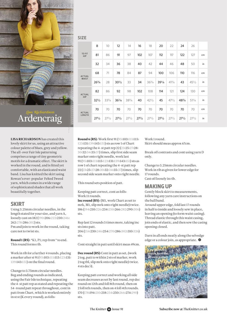 The Knitter Issue 91 2015 - 輕描淡寫 - 輕描淡寫