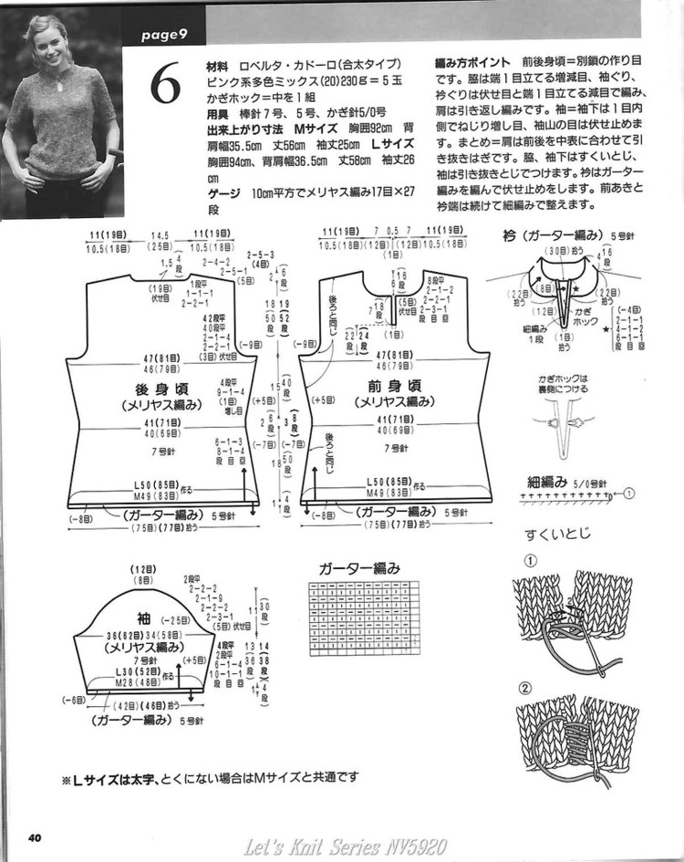 【轉(zhuǎn)載】Lets Knit Series NV 5920  - 荷塘秀色 - 茶之韻