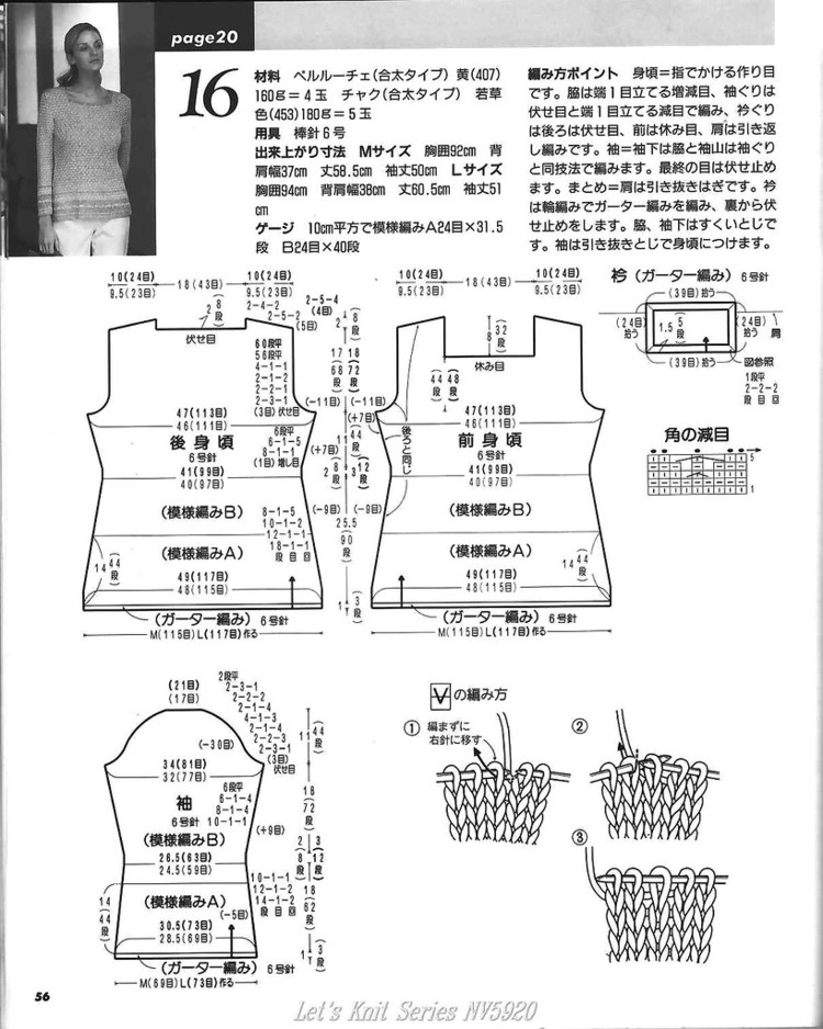 【轉(zhuǎn)載】Lets Knit Series NV 5920  - 荷塘秀色 - 茶之韻