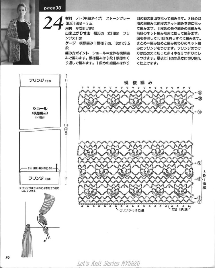 【轉(zhuǎn)載】Lets Knit Series NV 5920  - 荷塘秀色 - 茶之韻