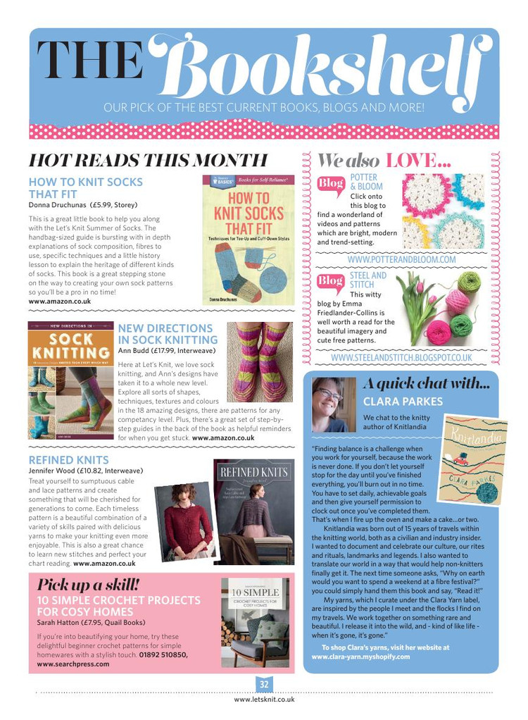 Lets Knit Issue 105  May 2016 - 輕描淡寫(xiě) - 輕描淡寫(xiě)