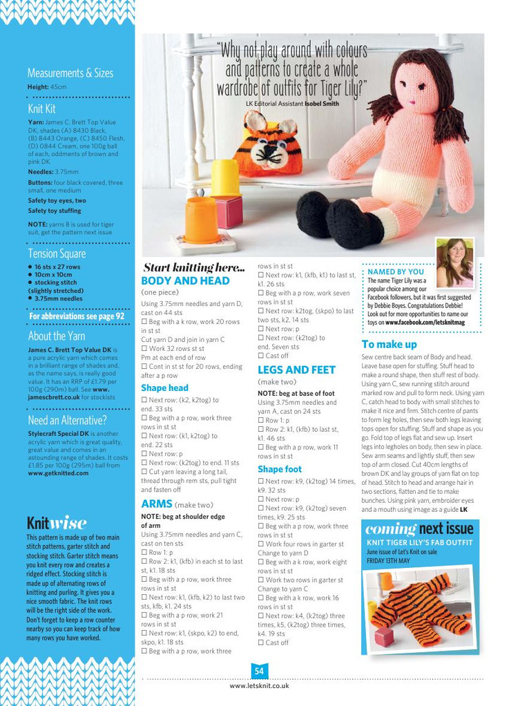 Lets Knit Issue 105  May 2016 - 輕描淡寫(xiě) - 輕描淡寫(xiě)
