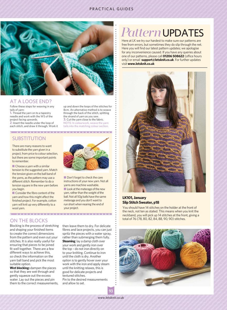Lets Knit Issue 105  May 2016 - 輕描淡寫(xiě) - 輕描淡寫(xiě)