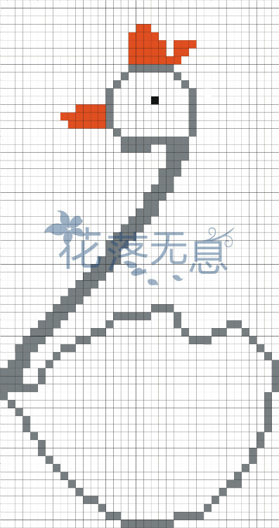天鵝湖 -- 超萌天鵝背心（2014.31） - 花落無(wú)息 - 花落無(wú)息