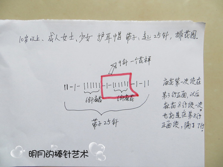 帽美如花2（成人、少女真人秀）零基礎(chǔ)視頻 - 明月的棒針藝術(shù) - 明月的棒針藝術(shù)