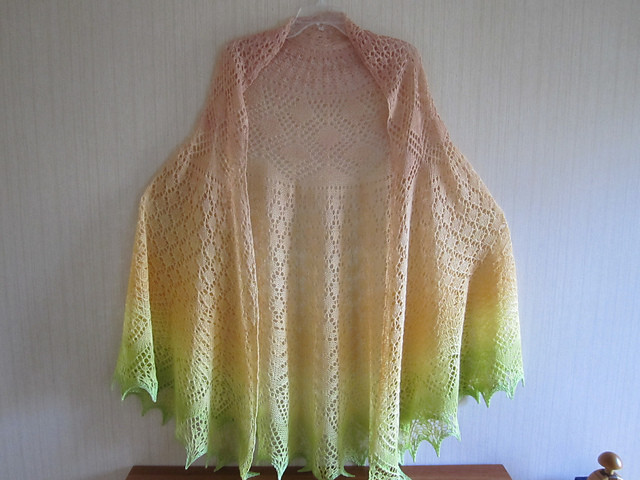 VERNAL EQUINOX SHAWL（春分）譯文 - 雨楓 - 雨楓的編織生活