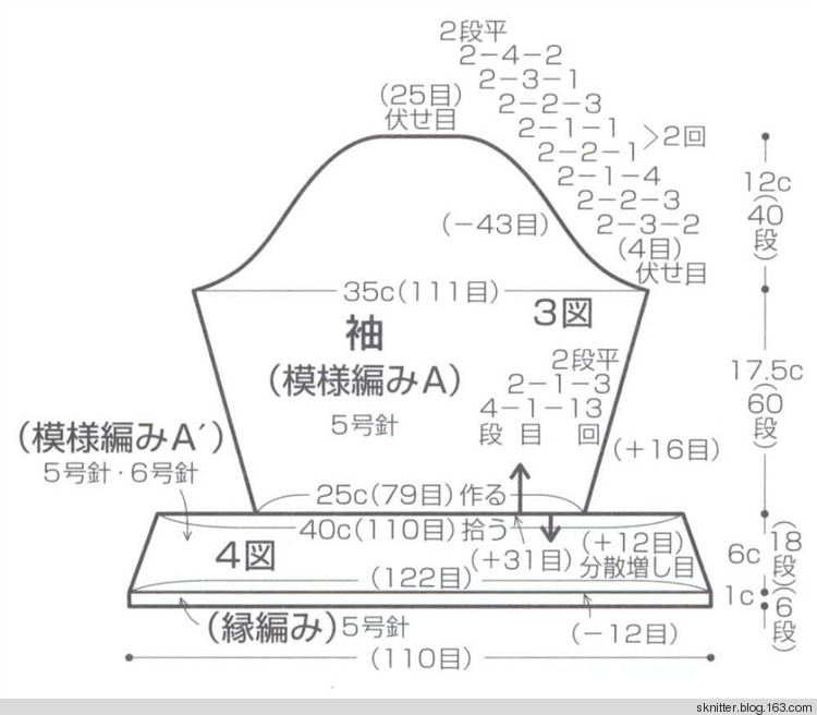 舒·編譯 | 羅敷：微喇袖口荷葉下擺復(fù)古美衣 - sknitter - @舒舒編譯館sknitter
