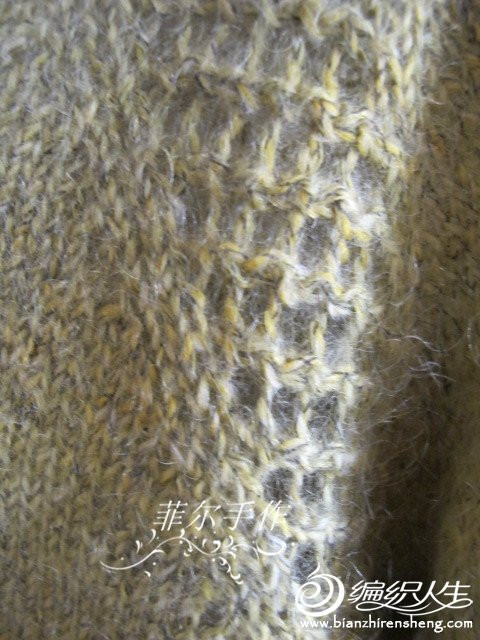 【菲爾手作】青云---云蕾七分袖中長(zhǎng)款裙衫（美圖+女兒秀） - 菲爾 - 菲爾的編織博客