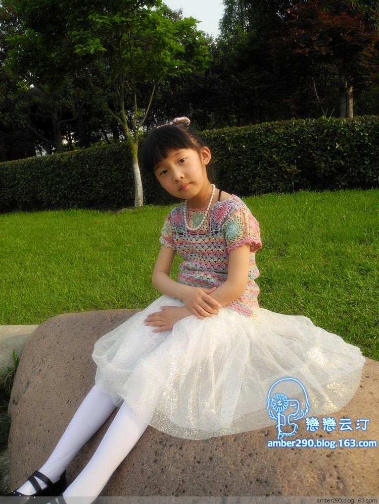 【戀戀云汀】寧萌——乖妞的小拼花短袖 - 戀戀云汀 - 汀水云間戀戀云汀