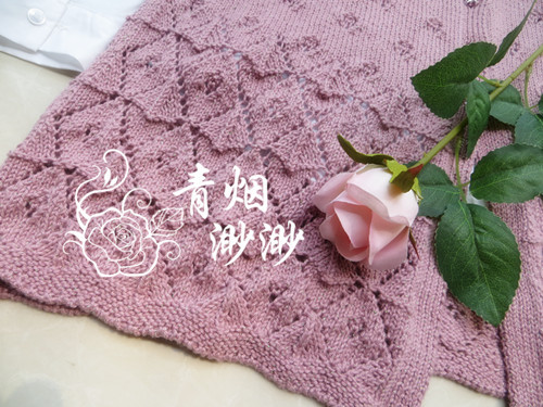 花開(kāi)時(shí)節(jié)—彩絲棉七分袖開(kāi)實(shí)（仿VS的花開(kāi)無(wú)聲） - 青煙渺渺 - 青煙渺渺