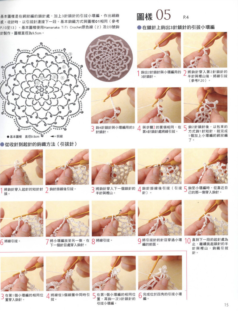 Crochet Lace Floral Applique 2011 - 紫蘇 - 紫蘇的博客