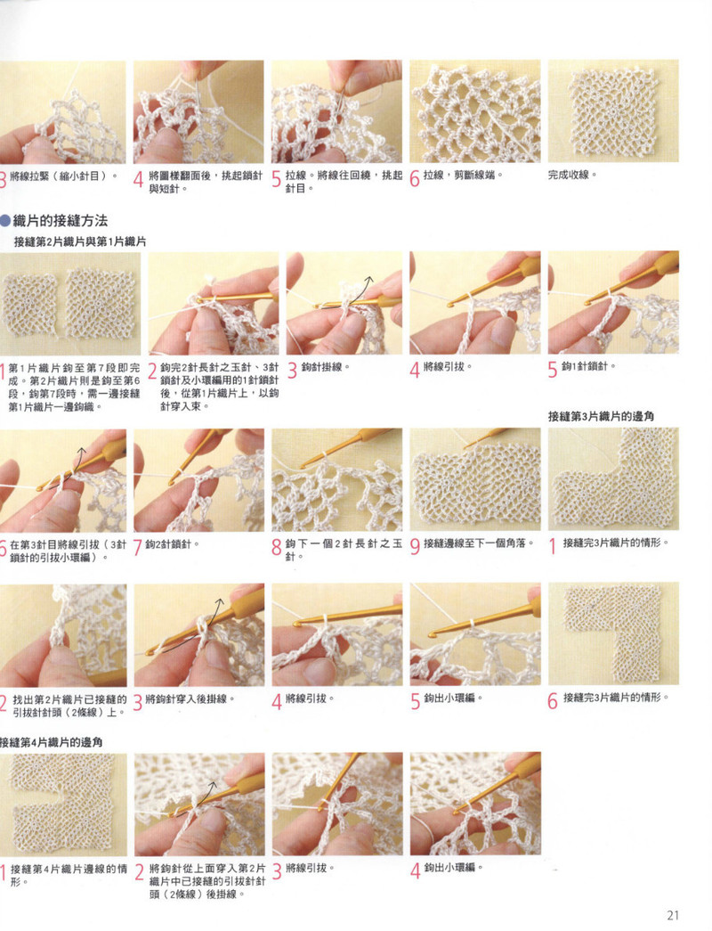 Crochet Lace Floral Applique 2011 - 紫蘇 - 紫蘇的博客