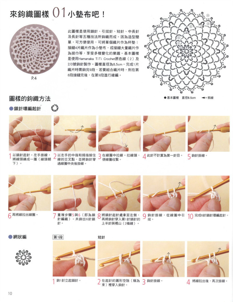 Crochet Lace Floral Applique 2011 - 紫蘇 - 紫蘇的博客
