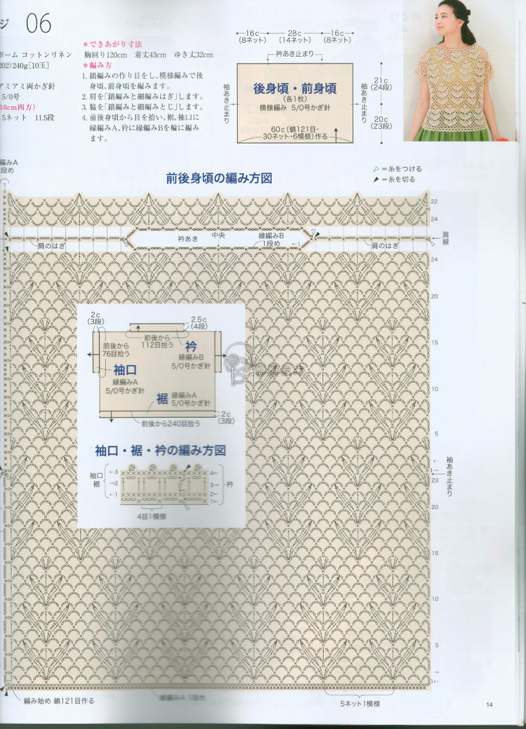 【小語(yǔ)媽咪】白樺林~~~春夏款套頭鉤衫（2016-12） - ☆小語(yǔ)媽咪♂  - ☆小語(yǔ)媽咪♂