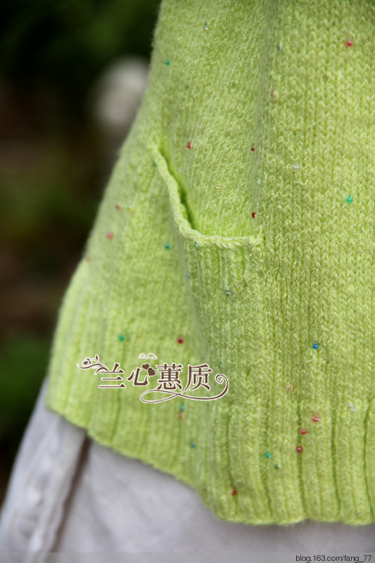 清茶清茶~~跟織小鯉魚麻花門襟開衫（蘭心蕙質(zhì)2015） - 蘭心蕙質(zhì) - 蘭心蕙質(zhì)藍云海
