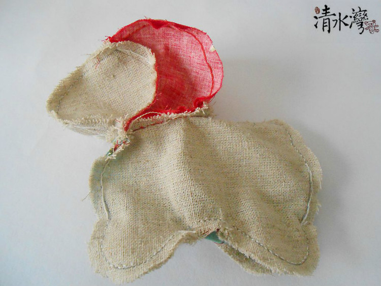 清水灣原創(chuàng)布藝手工玩偶羊年吉祥物——吉慶羊的制作步驟 - 清水灣手工布藝 - 掬花在手,必有芬芳拂袖